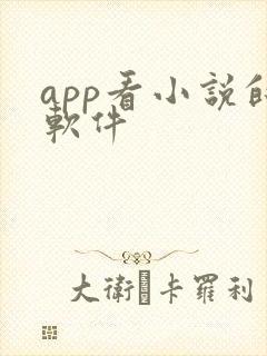 app看小说的软件