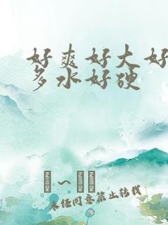 好爽好大好湿好多水好硬