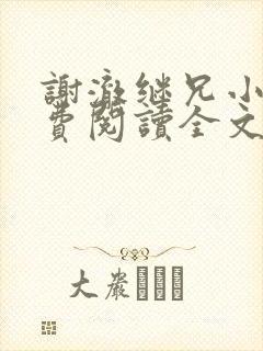 谢澈继兄小说免费阅读全文无弹窗