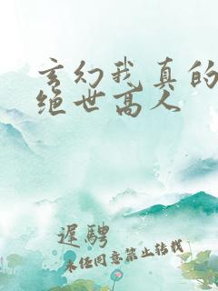 玄幻我真的不是绝世高人