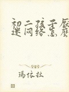 初二孩子厌学沉迷网络怎么办