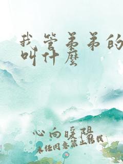 我管弟弟的孩子叫什么