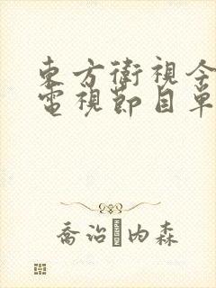 东方卫视今天的电视节目单天