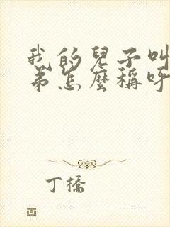 我的儿子叫我弟弟怎么称呼