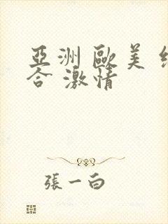 亚洲 欧美 综合 激情