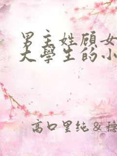 男主姓顾女主是大学生的小说