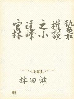 官道之权势滔天林峰小说最新