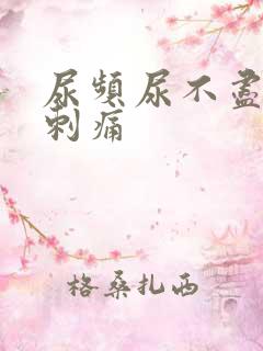 尿频尿不尽小便刺痛