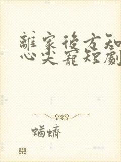离家后方知我是心尖宠短剧免费