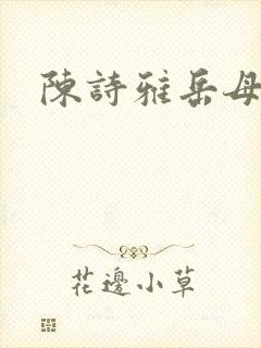 陈诗雅岳母