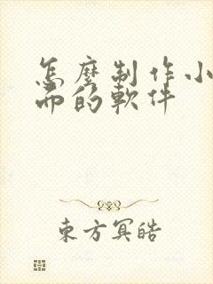 怎么制作小说封面的软件