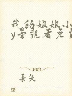 我的姐姐小说by旁观者免费阅读全文