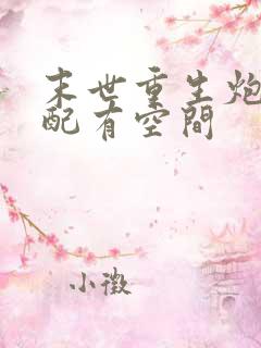 末世重生炮灰女配有空间