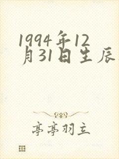 1994年12月31日生辰八字