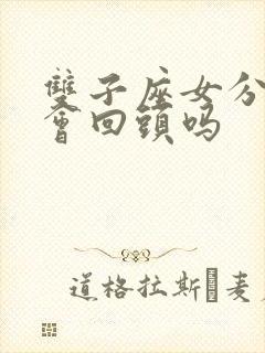 双子座女分手后会回头吗