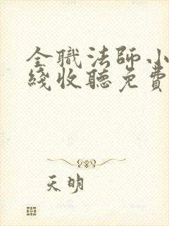 全职法师小说在线收听免费