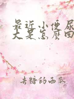 最近小便尿骚味大是怎么回事