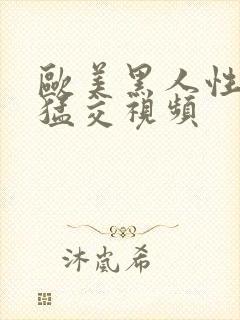 欧美黑人性黑人猛交视频