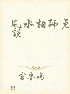 风水相师免费小说