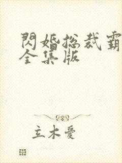 闪婚总裁霸道宠全集版