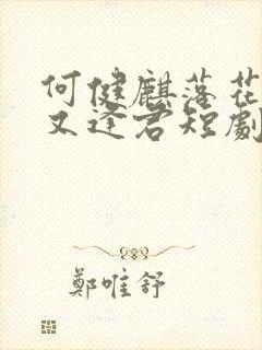 何健麒落花时节又逢君短剧免费观看