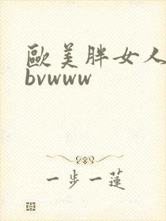 欧美胖女人bbbvwww