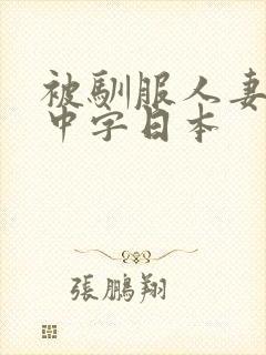 被驯服人妻hd中字日本