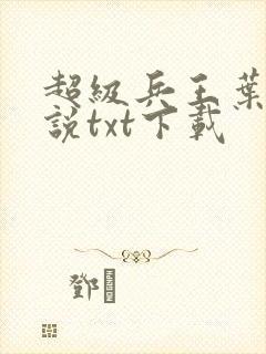 超级兵王叶谦小说txt下载