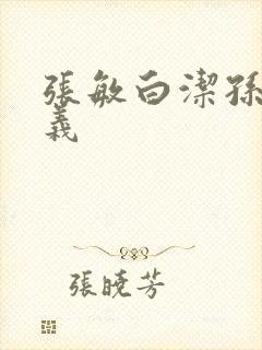 张敏白洁孙倩高义