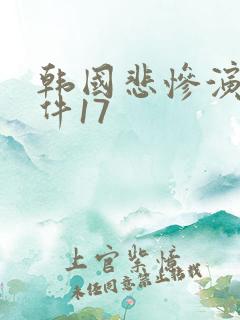 韩国悲惨演艺事件17