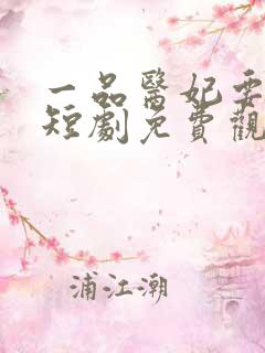 一品医妃要休夫短剧免费观看