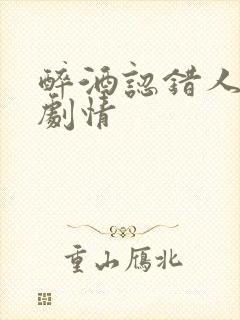醉酒认错人后续剧情