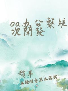 oa办公系统二次开发