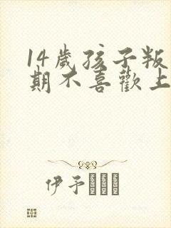 14岁孩子叛逆期不喜欢上学怎么办