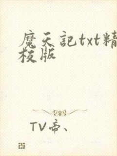 魔天记txt精校版