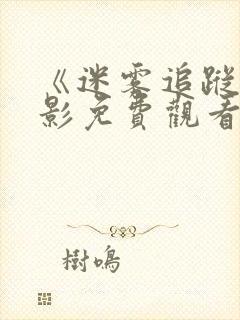 《迷雾追踪》电影免费观看