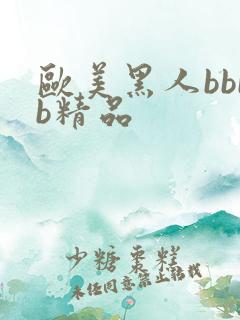 欧美黑人bbbb精品