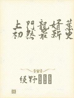 上门龙婿叶辰萧初然最新更新章节