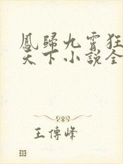 凤归九霄狂妃逆天下小说全文阅读