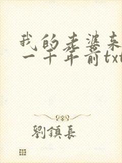 我的老婆来自于一千年前txt下载