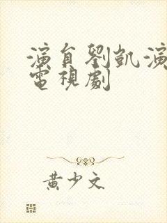 演员刘凯演过的电视剧