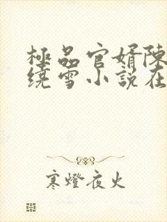 极品官婿陈阳杨绕雪小说在线阅读