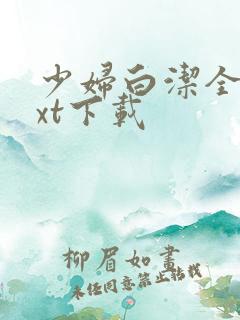 少妇白洁全文txt下载