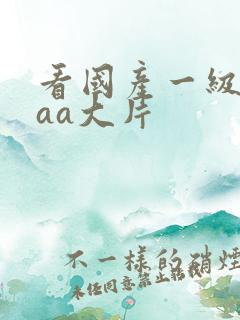 看国产一级特黄aa大片