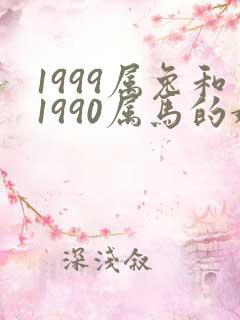 1999属兔和1990属马的婚姻如何
