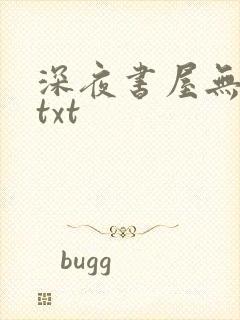 深夜书屋无删减txt