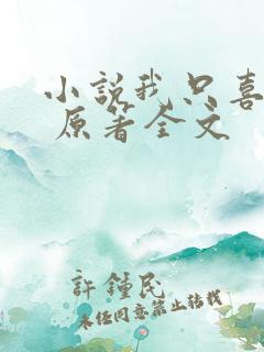小说我只喜欢你 原著全文