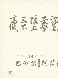 高三孩子沉迷手机不上学怎么办呢