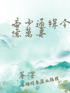 帝少通缉令萌宝亿万妻