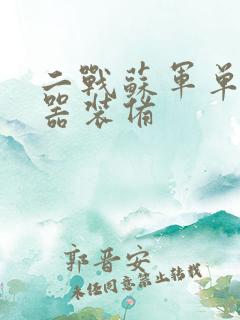 二战苏军单兵武器装备
